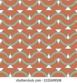 Seamless vector pattern. Background texture in geometric ornamental style.