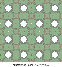 Seamless vector pattern. Background texture in geometric ornamental style.
