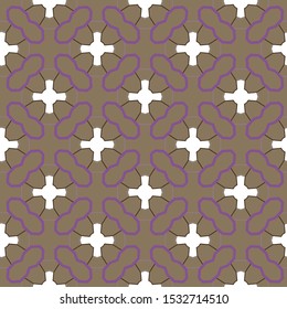 Seamless vector pattern. Background texture in geometric ornamental style.