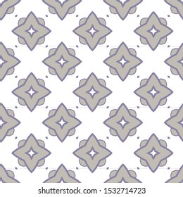 Seamless vector pattern. Background texture in geometric ornamental style.