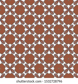 Seamless vector pattern. Background texture in geometric ornamental style.