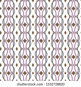 Seamless vector pattern. Background texture in geometric ornamental style.