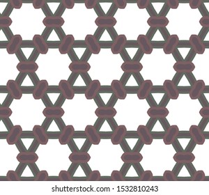 Seamless vector pattern. Background texture in geometric ornamental style.