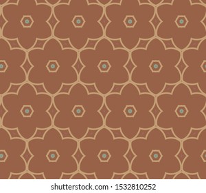 Seamless vector pattern. Background texture in geometric ornamental style.
