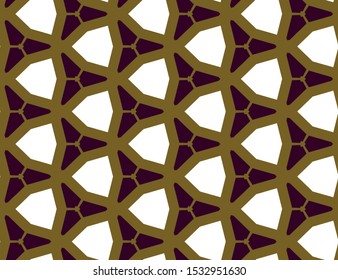 Seamless vector pattern. Background texture in geometric ornamental style.