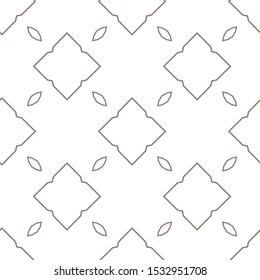 Seamless vector pattern. Background texture in geometric ornamental style.