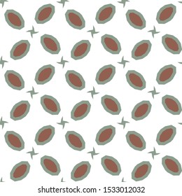 Seamless vector pattern. Background texture in geometric ornamental style.