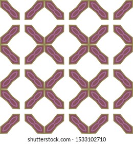 Seamless vector pattern. Background texture in geometric ornamental style.
