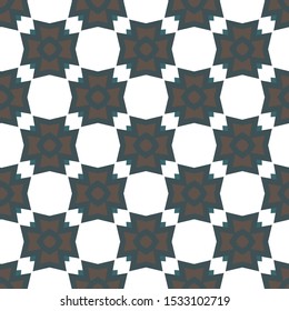 Seamless vector pattern. Background texture in geometric ornamental style.