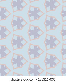 Seamless vector pattern. Background texture in geometric ornamental style.