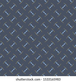 Seamless vector pattern. Background texture in geometric ornamental style.