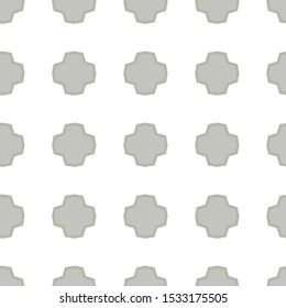 Seamless vector pattern. Background texture in geometric ornamental style.