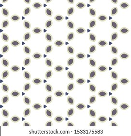 Seamless vector pattern. Background texture in geometric ornamental style.