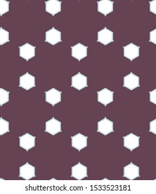 Seamless vector pattern. Background texture in geometric ornamental style.