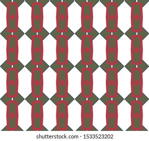 Seamless vector pattern. Background texture in geometric ornamental style.