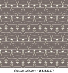 Seamless vector pattern. Background texture in geometric ornamental style.