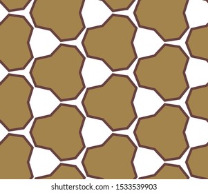 Seamless vector pattern. Background texture in geometric ornamental style.