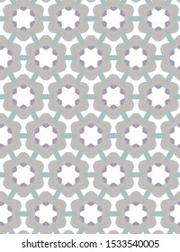 Seamless vector pattern. Background texture in geometric ornamental style.