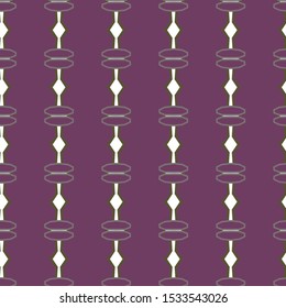 Seamless vector pattern. Background texture in geometric ornamental style.