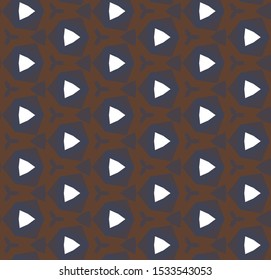 Seamless vector pattern. Background texture in geometric ornamental style.