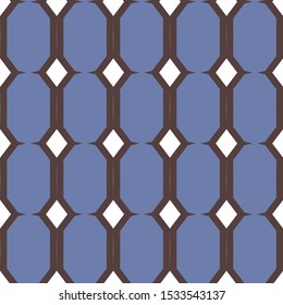 Seamless vector pattern. Background texture in geometric ornamental style.