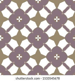 Seamless vector pattern. Background texture in geometric ornamental style.