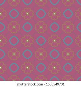 Seamless vector pattern. Background texture in geometric ornamental style.