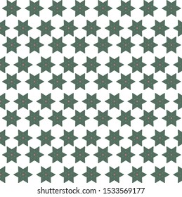 Seamless vector pattern. Background texture in geometric ornamental style.