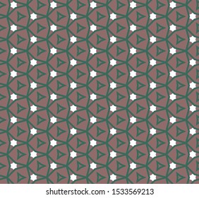 Seamless vector pattern. Background texture in geometric ornamental style.