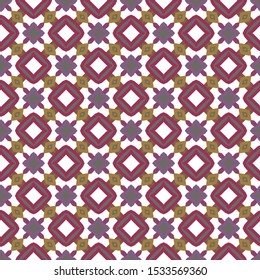 Seamless vector pattern. Background texture in geometric ornamental style.