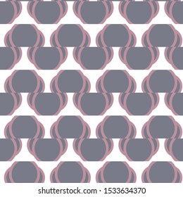 Seamless vector pattern. Background texture in geometric ornamental style.