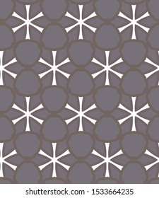 Seamless vector pattern. Background texture in geometric ornamental style.