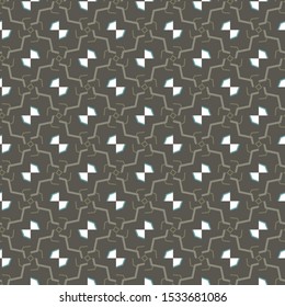 Seamless vector pattern. Background texture in geometric ornamental style.