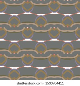 Seamless vector pattern. Background texture in geometric ornamental style.