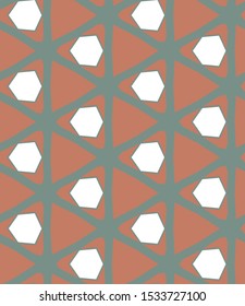 Seamless vector pattern. Background texture in geometric ornamental style.