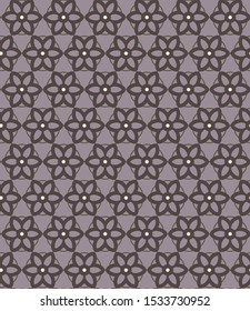Seamless vector pattern. Background texture in geometric ornamental style.