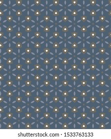 Seamless vector pattern. Background texture in geometric ornamental style.