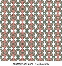 Seamless vector pattern. Background texture in geometric ornamental style.