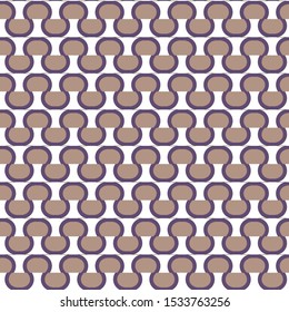 Seamless vector pattern. Background texture in geometric ornamental style.