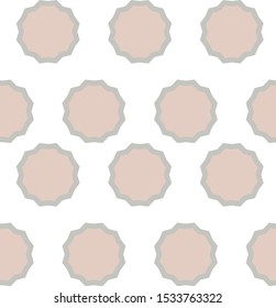 Seamless vector pattern. Background texture in geometric ornamental style.