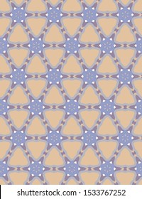 Seamless vector pattern. Background texture in geometric ornamental style.