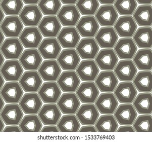 Seamless vector pattern. Background texture in geometric ornamental style.