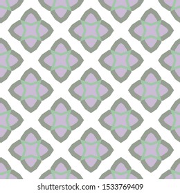 Seamless vector pattern. Background texture in geometric ornamental style.