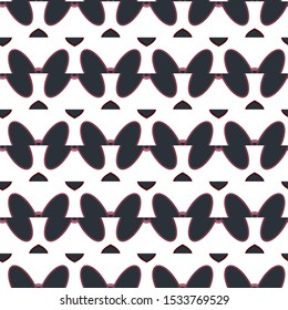 Seamless vector pattern. Background texture in geometric ornamental style.