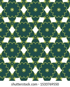 Seamless vector pattern. Background texture in geometric ornamental style.