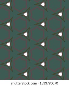 Seamless vector pattern. Background texture in geometric ornamental style.