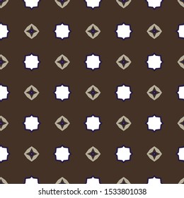 Seamless vector pattern. Background texture in geometric ornamental style.