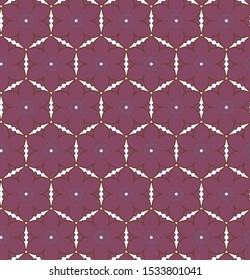 Seamless vector pattern. Background texture in geometric ornamental style.
