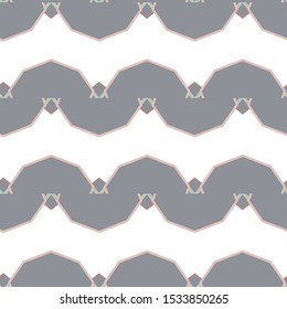 Seamless vector pattern. Background texture in geometric ornamental style.