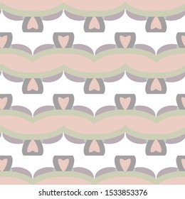 Seamless vector pattern. Background texture in geometric ornamental style.